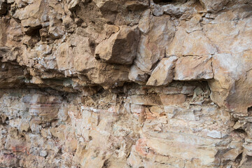 Background of a very old dolomite outcrop