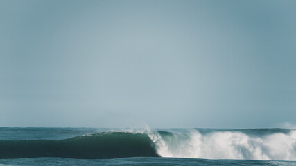 Big waves on the Atlantic Coast France 