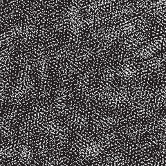 Small white dots on black background. Vector seamless pattern