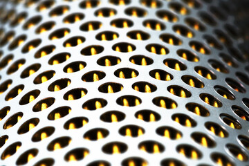 detail of a tractor oil filter