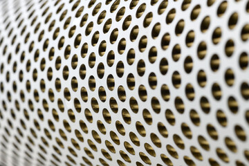 detail of a tractor oil filter