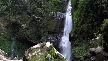 Air Terjun Kedung Kayang. Waterfall Indonesia Jogja Central Java