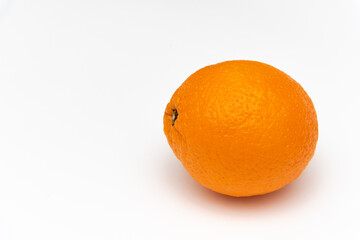 orange on white background