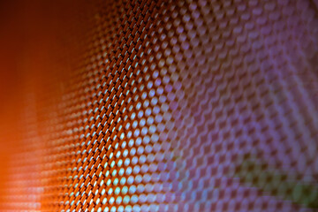 CloseUp LED blurred screen. LED soft focus background. abstract background ideal for design.