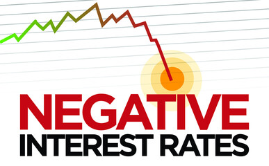 Negative Interest Rates with graph.