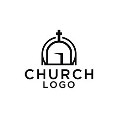 Christian Church Jesus Cross Gospel logo design inspiration
