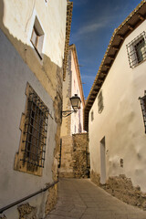 Roofs and houses in the city of Cuenca, Castilla la Mancha