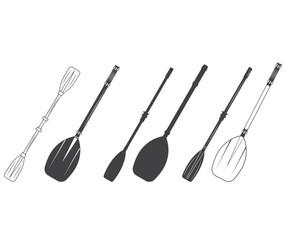 Oars,  Oars Clipart, Oars Silhouette, Oars Vector, Oars Symbol, Oars Icon, rowing oars, plastic oars, Oars Bundle, 