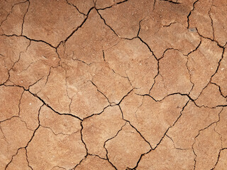 The ground has cracks in the top view for the background