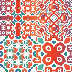 Mexican vintage talavera tiles.