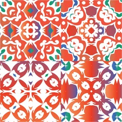 Mexican vintage talavera tiles.