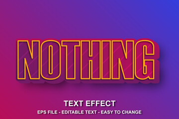 Text effect poster style