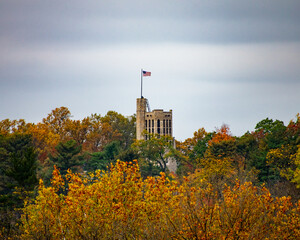 The Tower of the Washington Memorial Chapel at the Valley Forge National Historical Park