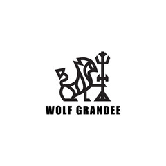 Wolf Grande Logo Vector Templates