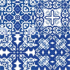 Portuguese vintage azulejo tiles.