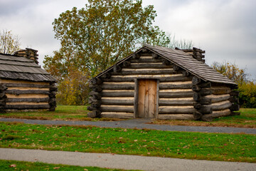 Reproductions of General Muhlenberg's Brigade Huts at Valley Forge National Park