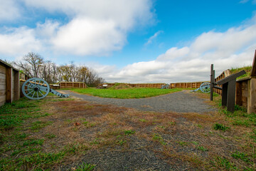 A Wide Shot of General Muhlenberg's Brigade Redoubt