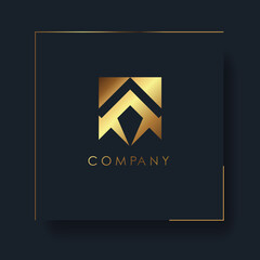 Abstract emblem, design concept, logo, logotype element for template