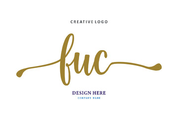 FUC lettering logo is simple, easy to understand and authoritativePrint