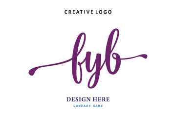 FYB lettering logo is simple, easy to understand and authoritative