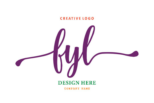 FYL lettering logo is simple, easy to understand and authoritative