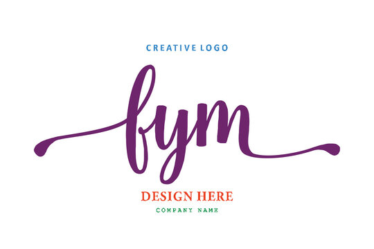 FYM lettering logo is simple, easy to understand and authoritative