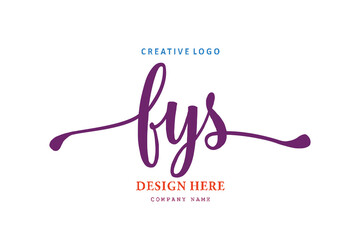 FYS lettering logo is simple, easy to understand and authoritative