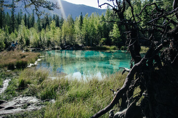 lake in the mountains