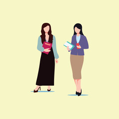 office employees, office employee vigur vector