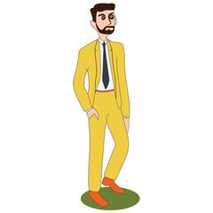 office employees, office employee vigur vector