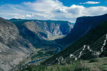 landscape in the mountains