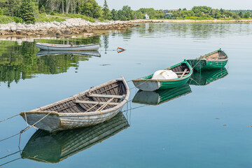 Work boats Nova Scotia landscape