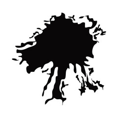 ink brush stroke, brush dirty artistic design element