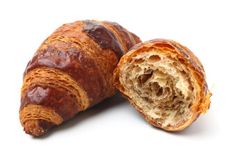 croissant isolated on white background