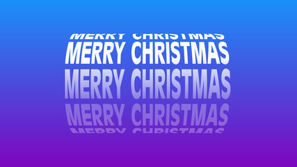 Merry Christmas ,3D text with nice rotational cylindrical shape and multicolored background, new year celebration,christmas theme, Christmas presentation