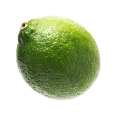 Fresh lemon on white background