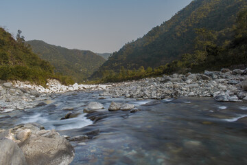 river in the mountains