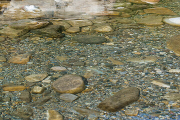 stones in water