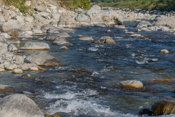 river in the mountains