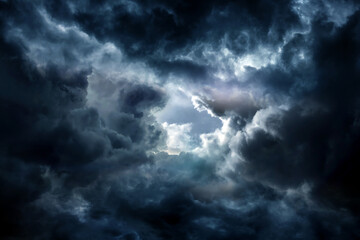 Naklejka na ściany i meble Dramatic Clouds Background
