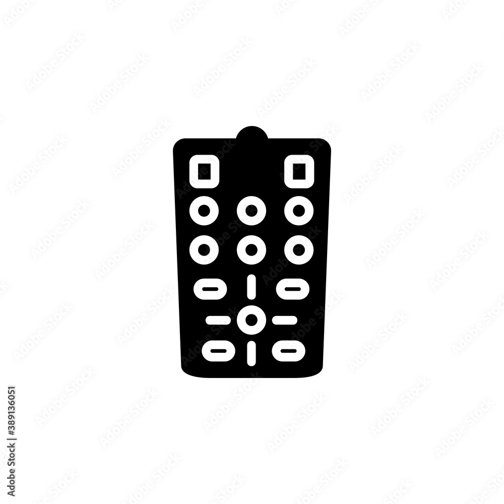 Poster remote and control icon icon. application icon. perfect for logo, application, presentation, backgro