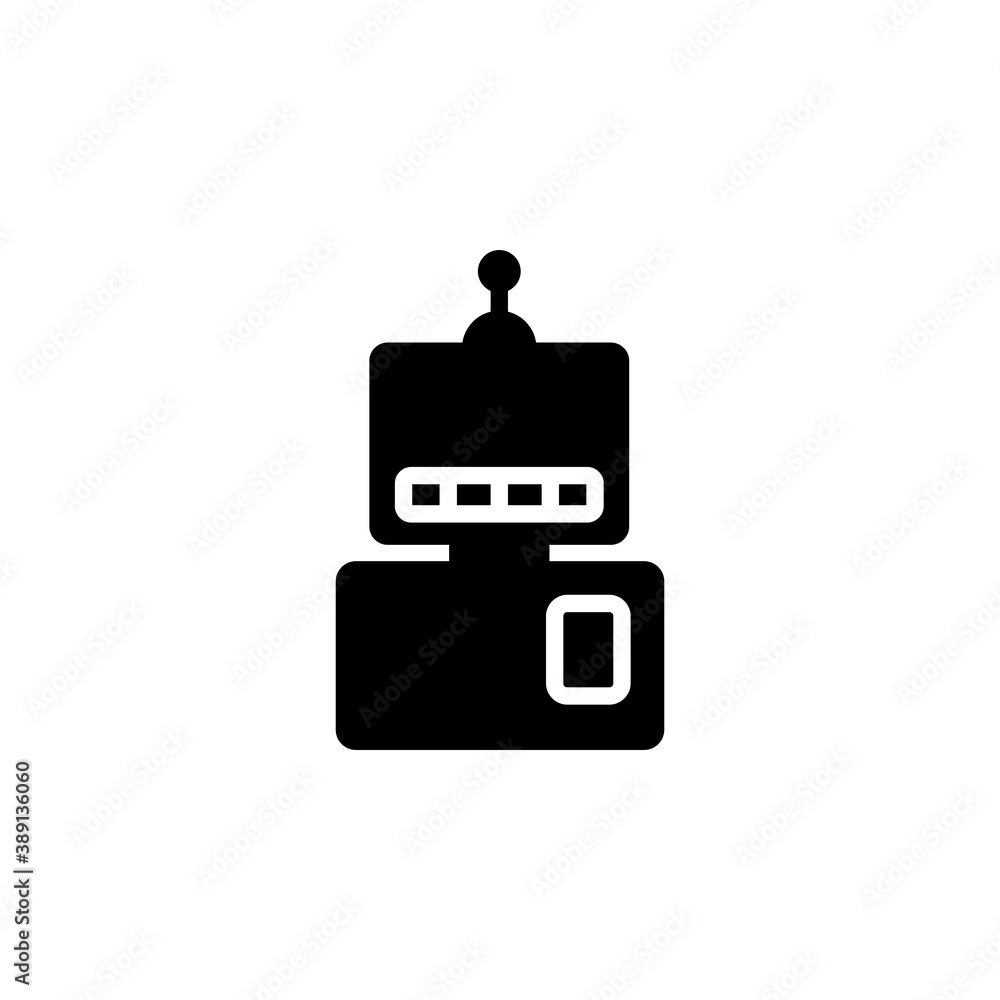 Aufkleber bot, automatic and robot icon icon. application icon. perfect for logo, application, presentation, b