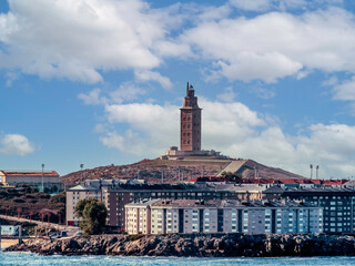 Tower Of Hercules From Sea