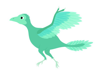 シンプルな始祖鳥のイラスト