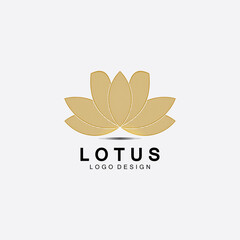 Vector lotus flowers design for spa, yoga class, hotel and resort