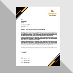 letterhead design template awesome new fresh minimalist.