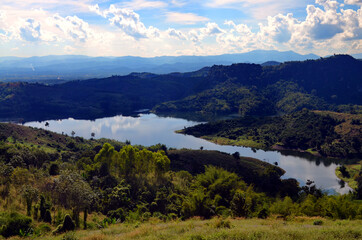 Fototapeta na wymiar Chiang Rai, Thailand - Mae Ngat Reservoir