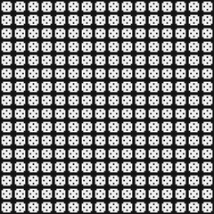 Fototapeta premium Abstract Cross Pattern Dots Logo generative computational art illustration