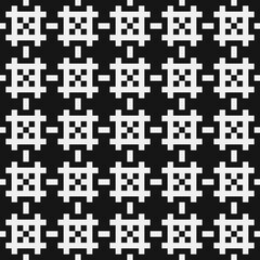 Abstract Cross Pattern Dots Logo generative computational art illustration