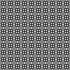 Fototapeta premium Abstract Cross Pattern Dots Logo generative computational art illustration